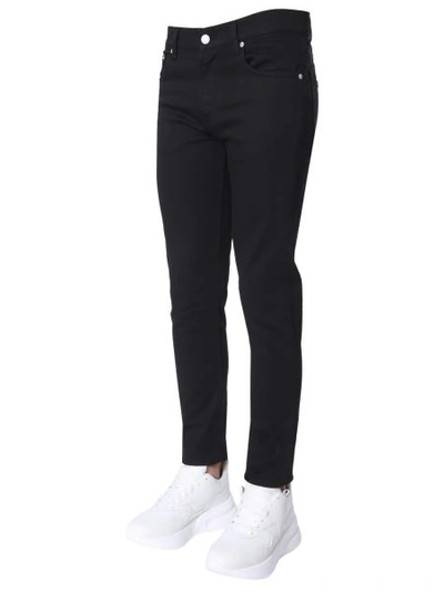 Shop Alexander Mcqueen Skinny Fit Jeans In Black