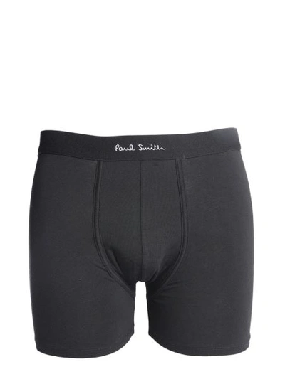 Shop Paul Smith Confezione Da Tre Boxer In Black