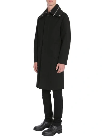 Shop Givenchy Long Coat In Black