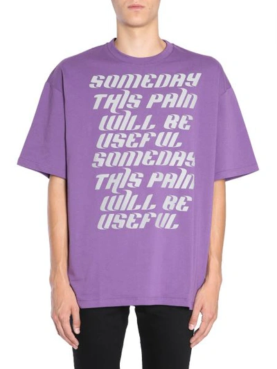 Shop Lanvin Oversize Fit T-shirt In Purple