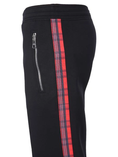 Shop Neil Barrett Skinny Fit Trousers In Black