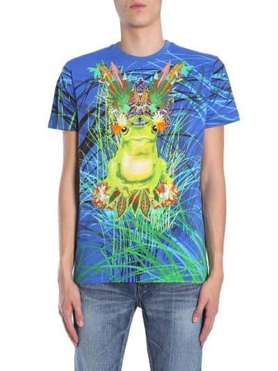 Shop Etro Round Collar T-shirt In Multicolour