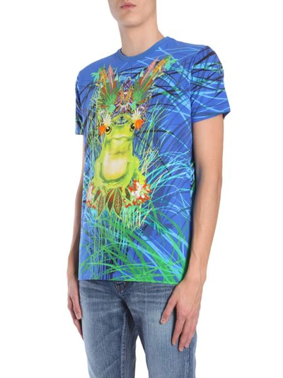 Shop Etro Round Collar T-shirt In Multicolour