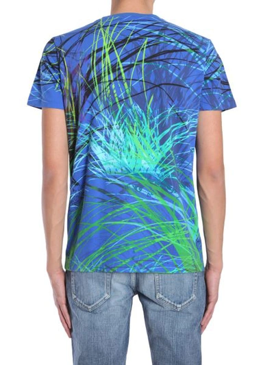Shop Etro Round Collar T-shirt In Multicolour