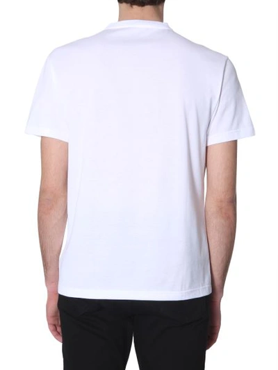 Shop Versace Round Neck T-shirt In White