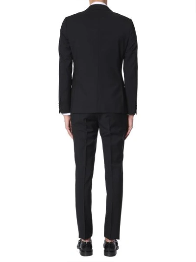 Shop Z Zegna Complete Slim Fit Two-piece Suit In Black