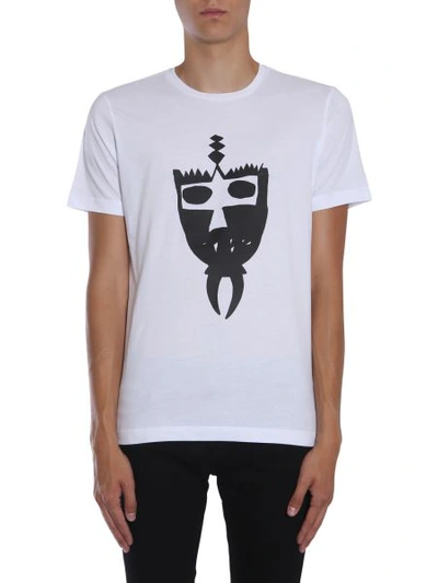 Shop Diesel Black Gold "ty-m3" T-shirt In White