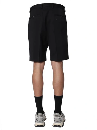 Shop Lanvin Tailored Shorts In Black