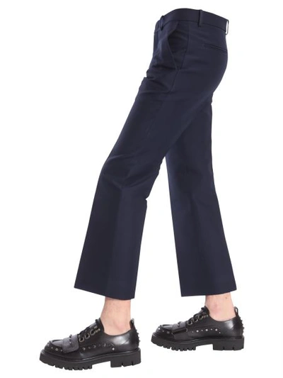 Shop N°21 Kick Flare Trousers In Blue