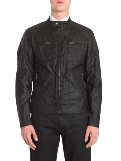 Belstaff New Weybridge Rubberized Cotton Jacket In Black | ModeSens