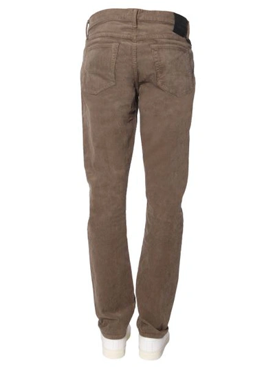 Shop Tom Ford "corduroy" Trousers In Brown