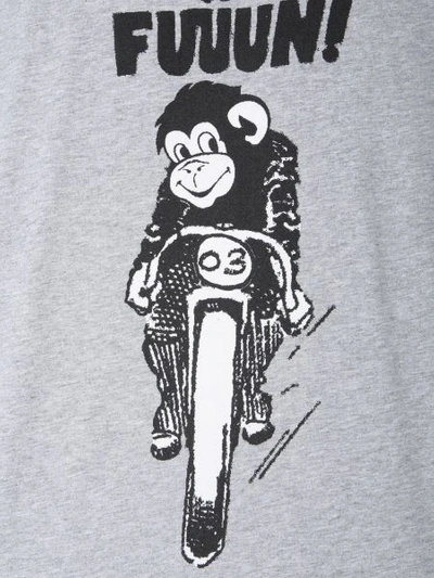 Shop Ps By Paul Smith Monkey T-shirt In Grey