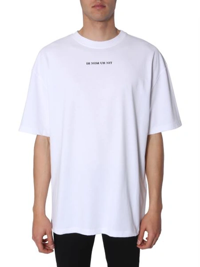 Shop Ih Nom Uh Nit Logo And Bowie-print T-shirt In White