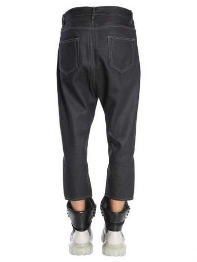 Shop Rick Owens Collapse Jeans In Blue