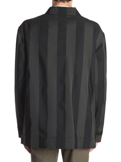 Shop Vivienne Westwood Striped Caban In Black