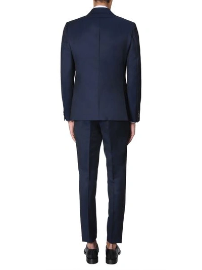 Shop Z Zegna Slim Fit Suit In Blue