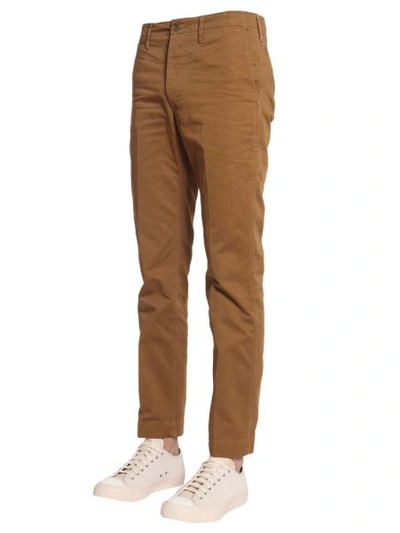 Shop Visvim Chino Trousers In Brown
