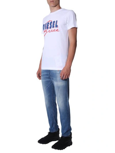 Shop Diesel D-eetar Jeans In Blue