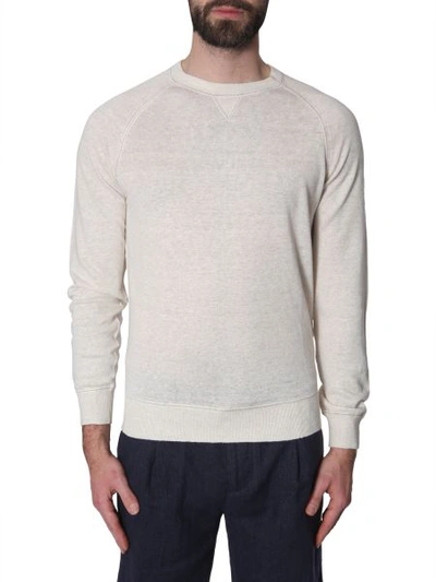 Shop Brunello Cucinelli Lightweight Sweater In Beige