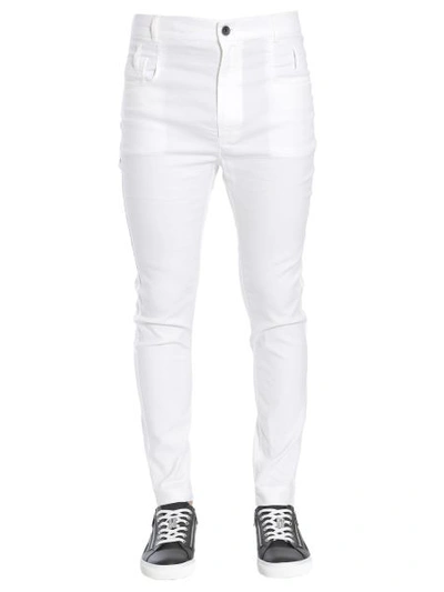 Shop Haider Ackermann Skinny Fit Trousers In White