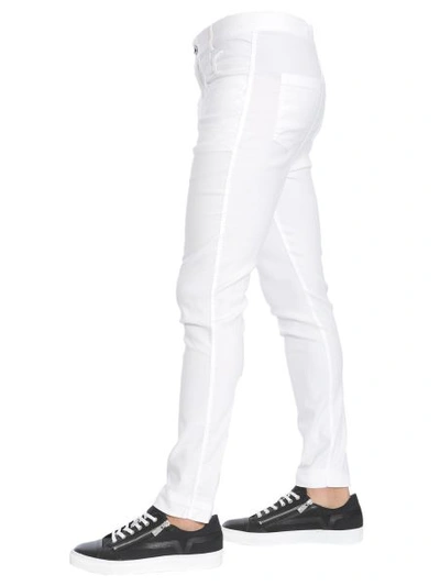 Shop Haider Ackermann Skinny Fit Trousers In White