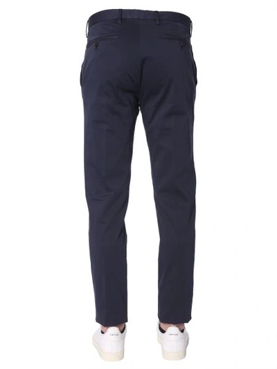 Shop Z Zegna Slim Fit Trousers In Blue