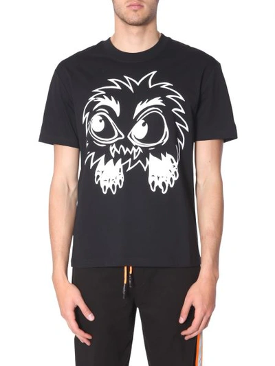 Shop Mcq By Alexander Mcqueen Round Neck T-shirt In Black