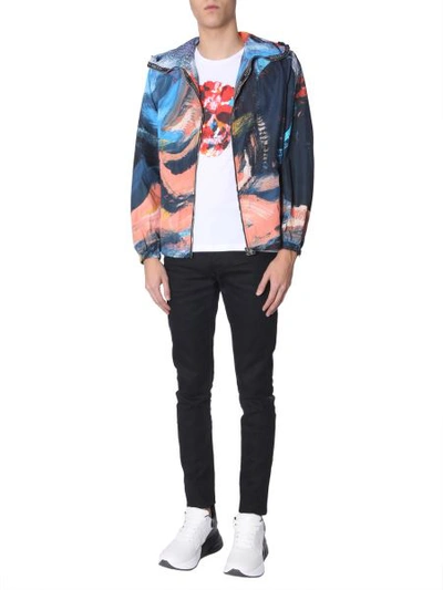 Shop Alexander Mcqueen Hooded Jacket In Multicolour