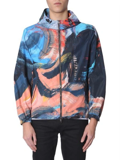 Shop Alexander Mcqueen Hooded Jacket In Multicolour