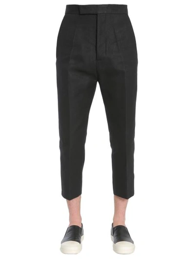 Shop Rick Owens "bolans" Trousers In Black