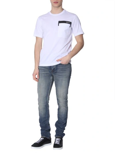 Shop Z Zegna Round Neck T-shirt In White