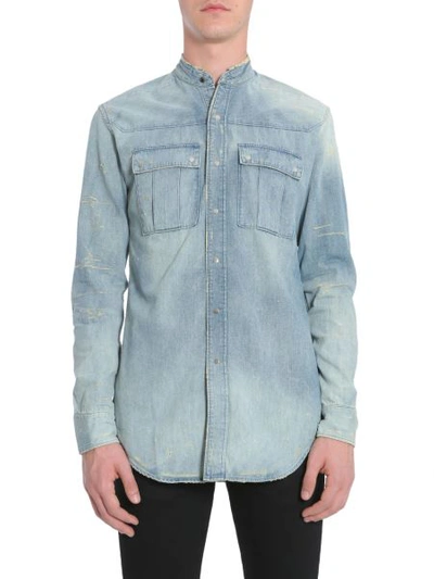 Shop Balmain Denim Shirt