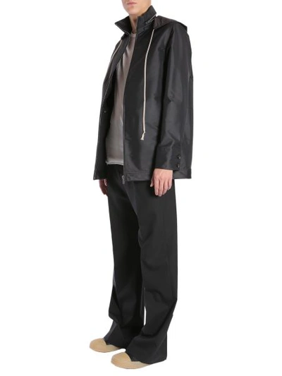 Shop Rick Owens Dirt Windbreaker In Black