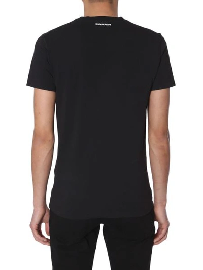 Shop Dsquared2 Crewneck T-shirt In Black