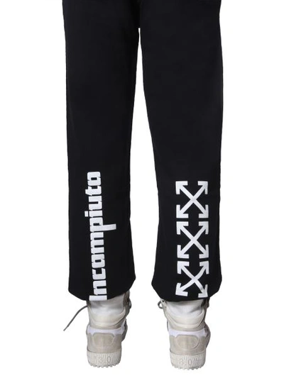 Shop Off-white Jogging Pants In Black