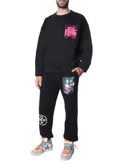 Shop Off-white Jogging Pants In Black