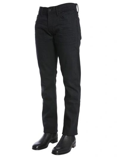 Shop Tom Ford Slim Fit Jeans In Black