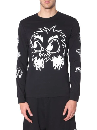 Shop Mcq By Alexander Mcqueen Round Neck T-shirt In Black