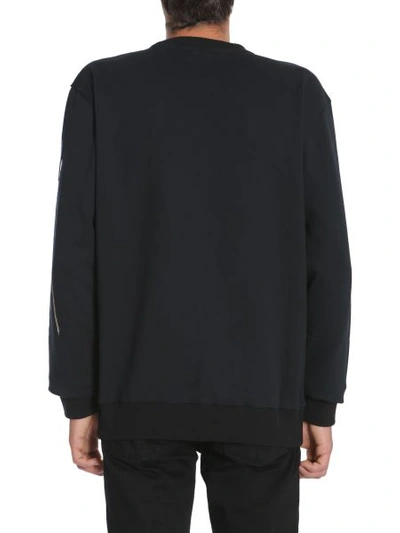 Shop Lanvin "palette" Printed Sweatshirt In Black