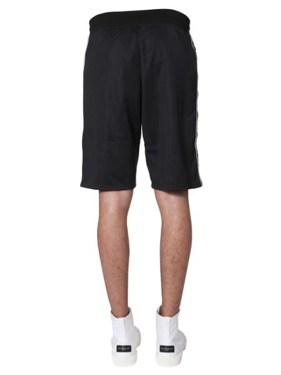 Shop Givenchy 4g Logo Band Shorts In Black
