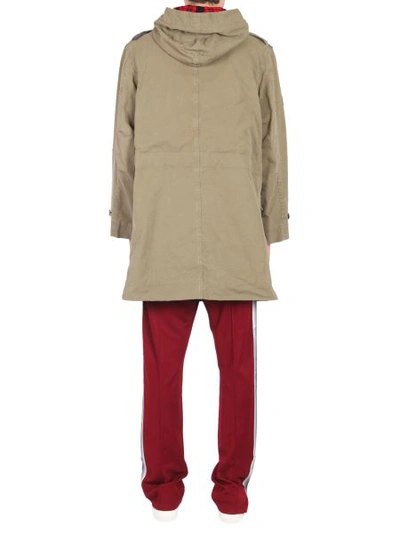 Shop Lanvin Fishtail Parka In Green