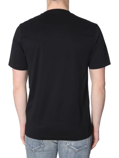 Shop Z Zegna Round Neck T-shirt In Black