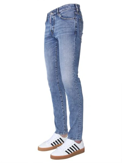 Shop Dsquared2 Slim Fit Jeans In Blue