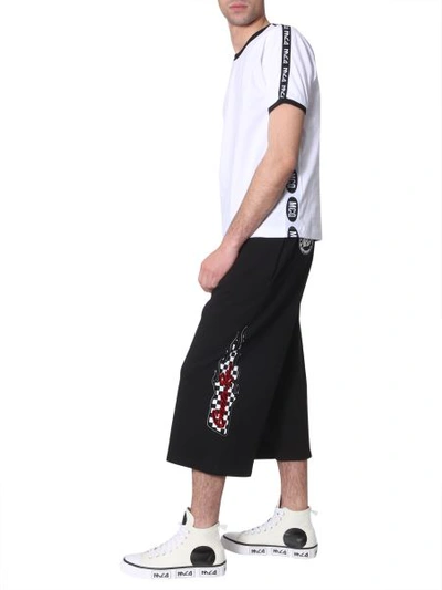 Shop Mcq By Alexander Mcqueen Cropped Trousers In Black