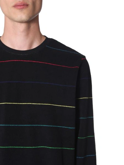 Shop Ps By Paul Smith Crew Neck Knitted Sweater In Black