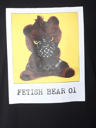 Shop Neil Barrett Fetish Bear 01 Print T-shirt In Black