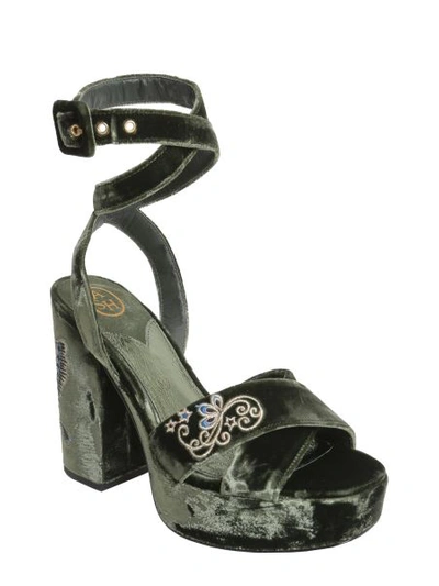 Shop Ash Boom Butterfly Sandals In Green