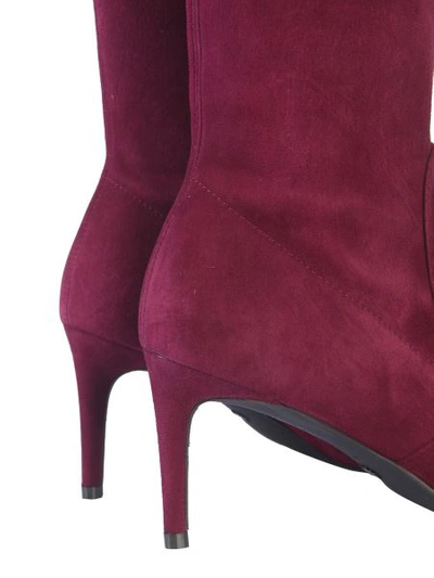 Shop Stuart Weitzman Wren Boot In Bordeaux