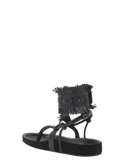 Shop Isabel Marant Eliby Sandals In Black