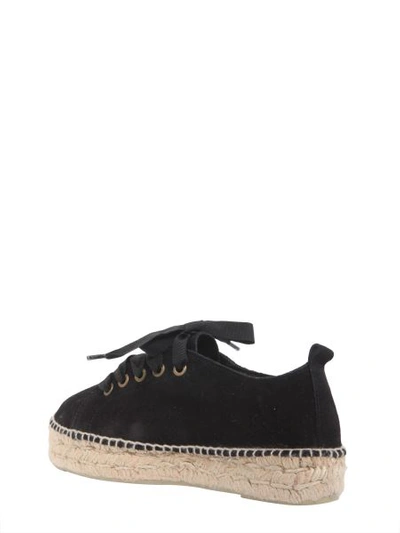 Shop Manebi Hamptons Flatform Sneakers In Black